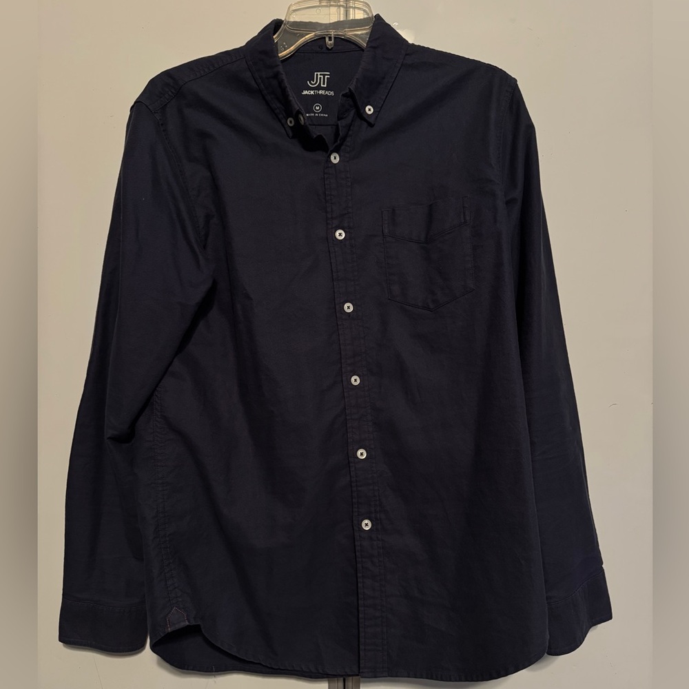 Men's Navy Blue Oxford Short